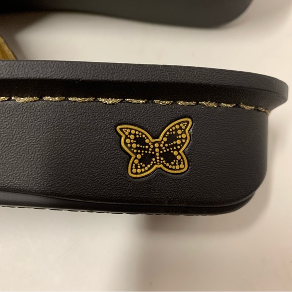 Alegria F10-742 Fiona Triple Strap Multi Colored Sandals  Sz 37 US-7, 7.5 NWOB - Picture 13 of 15